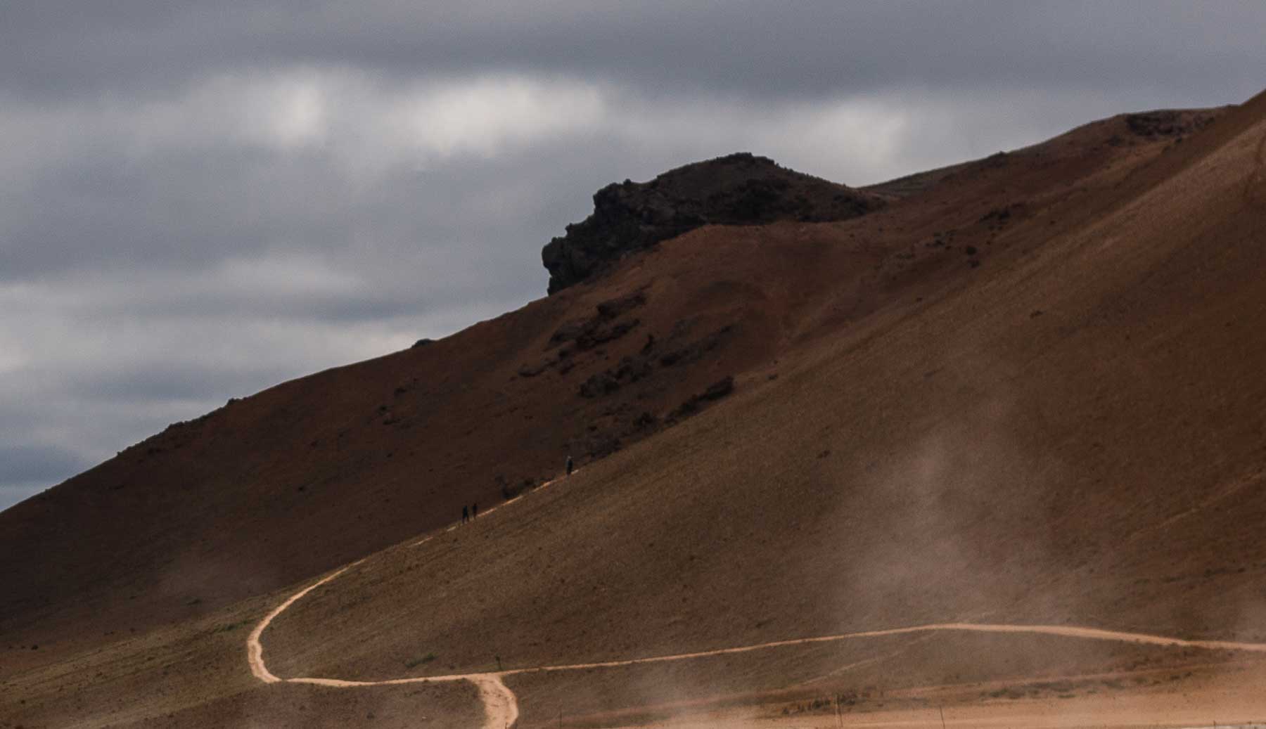 Muddy hill